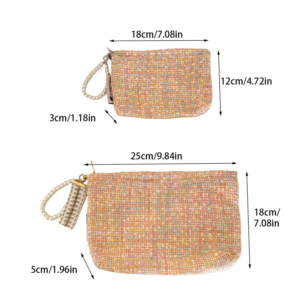 1 Piece Simple Series Classic Mixed Color Polyester Women's Makeup Bags Picture6