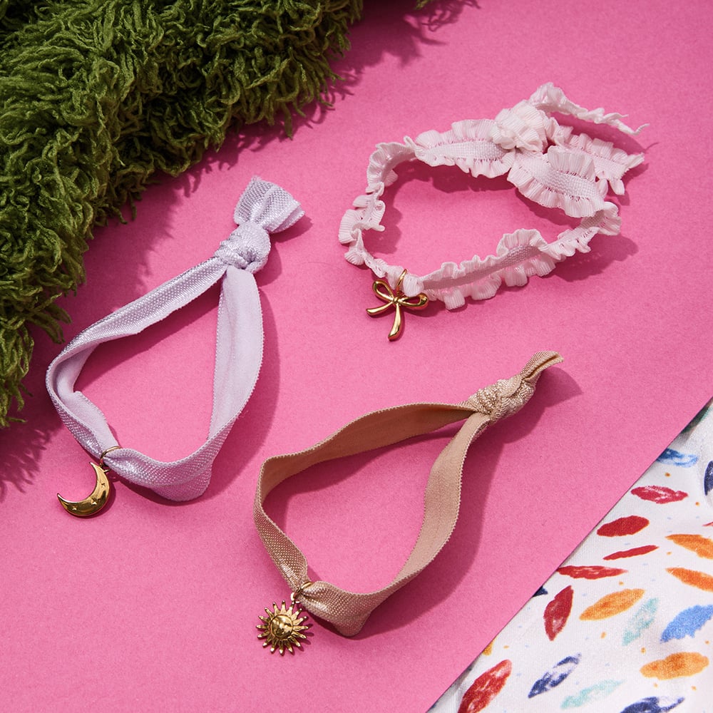 1 Piece Sweet Bowknot Stainless Steel Gold Color Women's Charm Bracelets Picture6