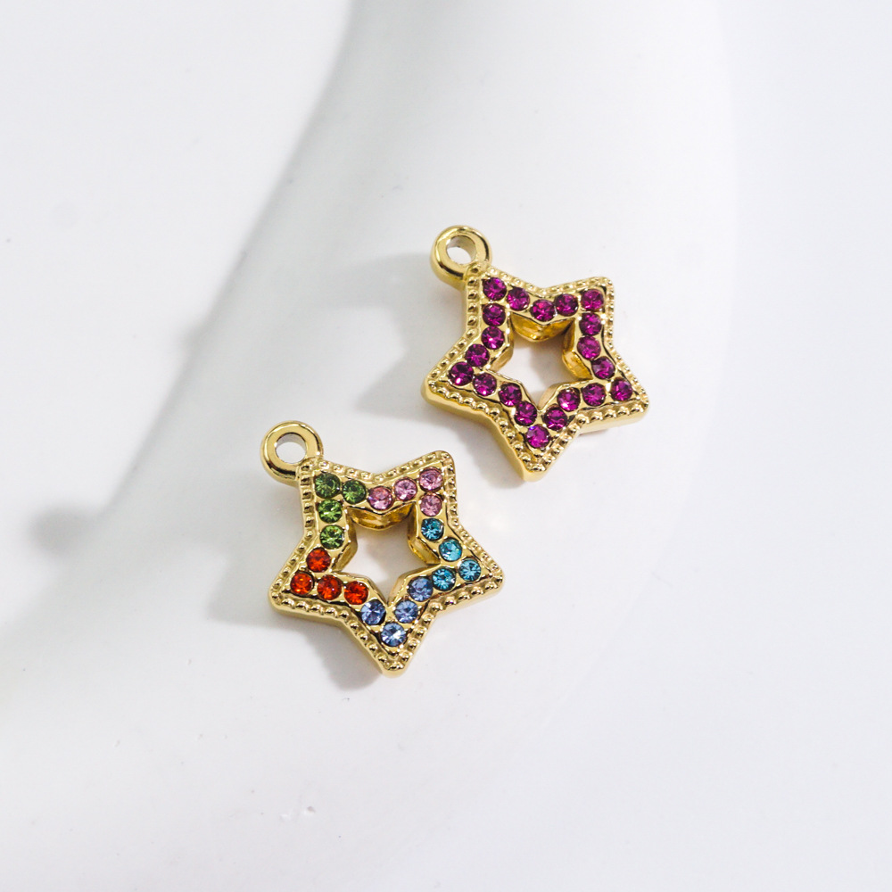 1 Piece Luxurious  Classic Star Stainless Steel  Women's Pendants h5Picture5