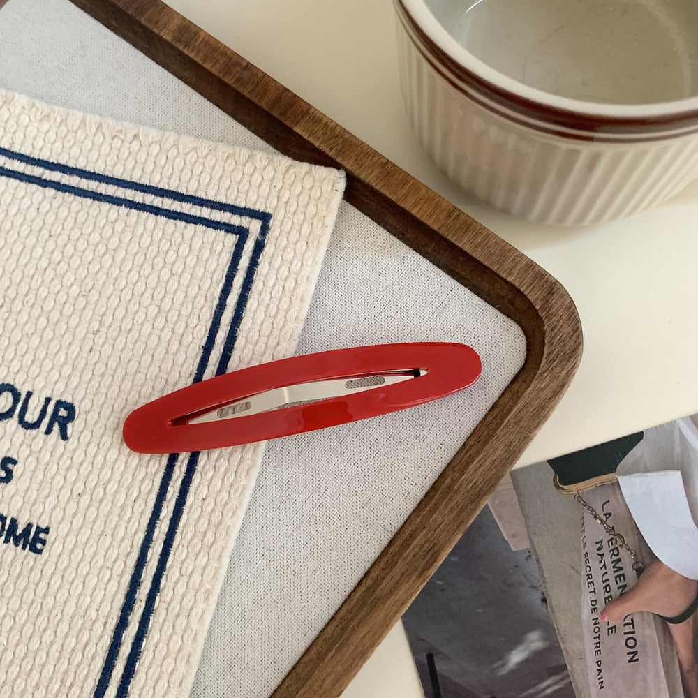 1 Pair Simple Series Retro Mixed Color Acetate Women's Hair Clips 