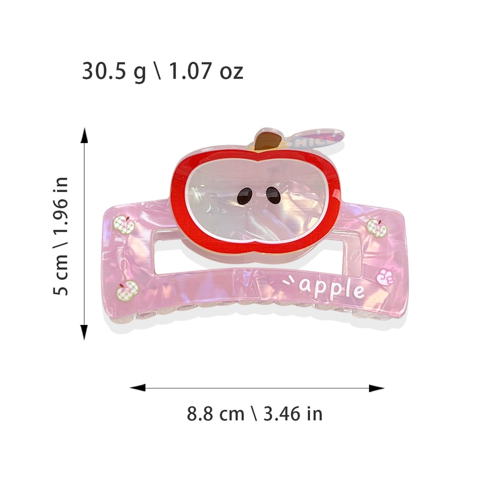 1 Piece Fruits Series Acrylic Women's Hair Claws h5Picture5