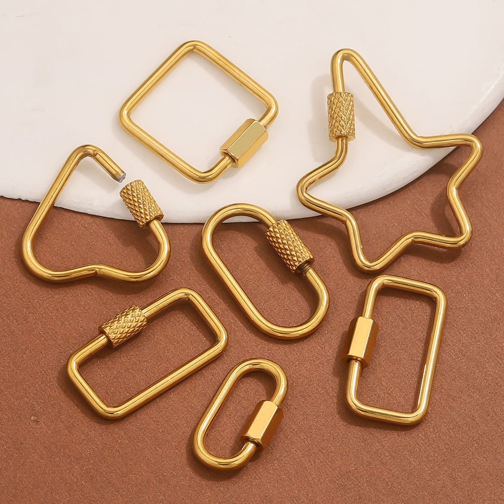 1 Piece DIY Star Shape Stainless Steel Jewelry Closures Picture4