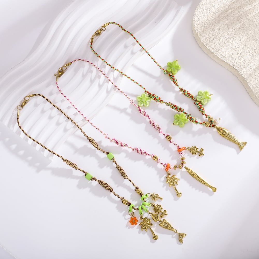 1 Piece Exqusite Fish Stainless Steel Gold Color Women's Pendant Necklaces h5Picture4