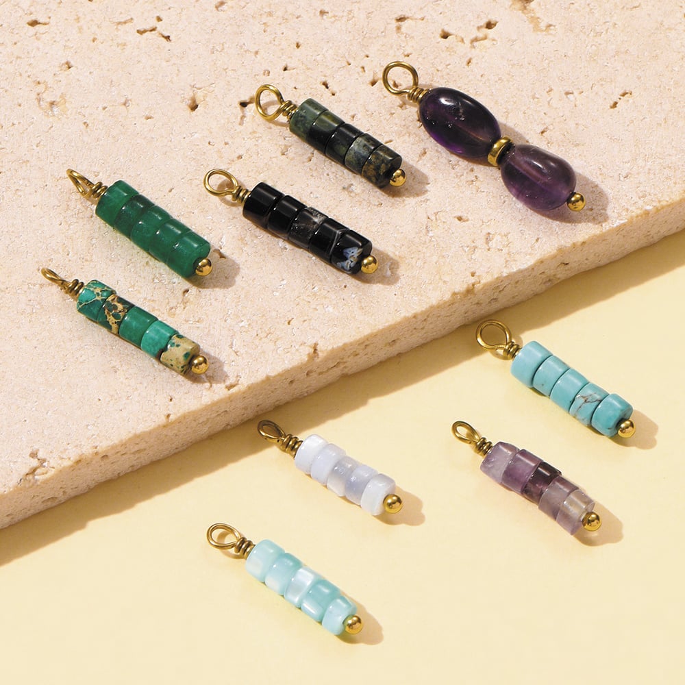 1 Piece Natural Stones Beads Women's Pendants h5Picture5