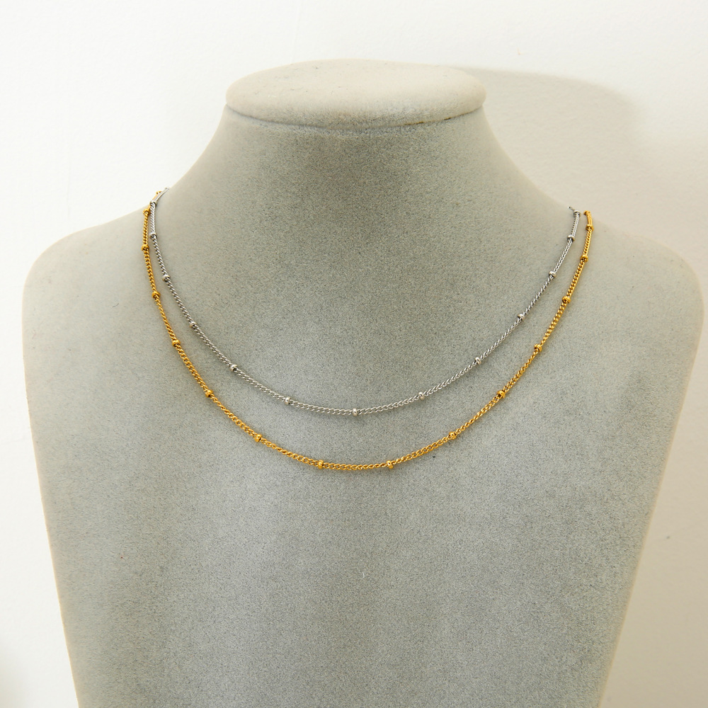 Einfache und stilvolle DIY goldfarbene Edelstahlketten h5Bild4