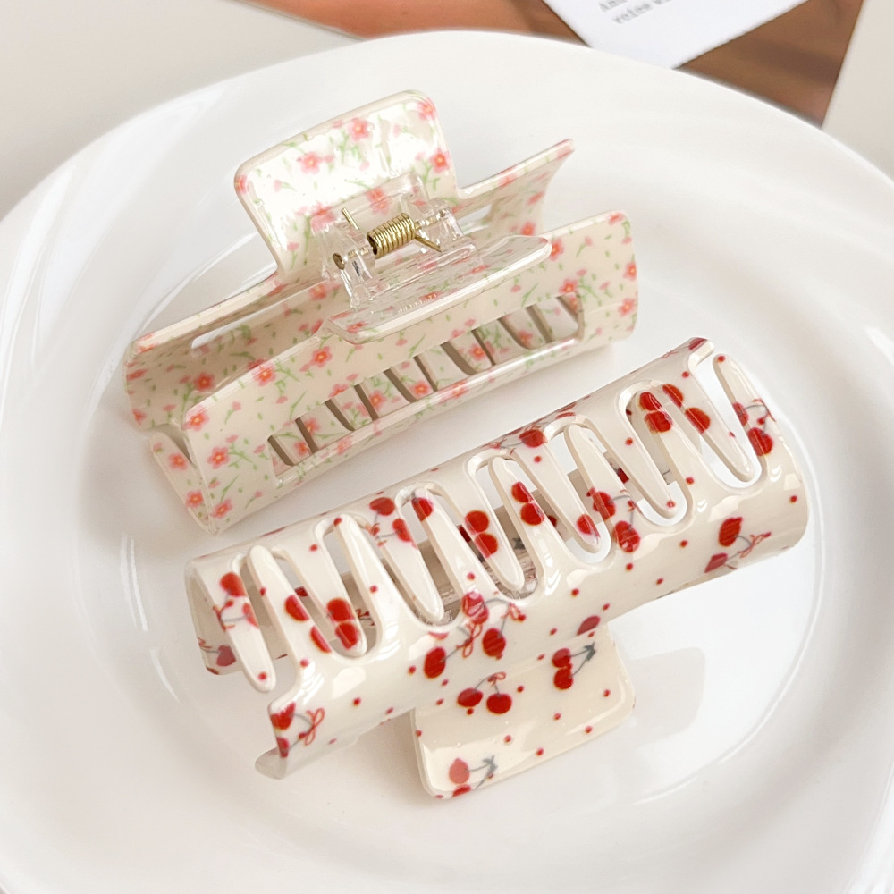 1 Piece Romantic Flower Acrylic Women's Hair Claws h5Picture3