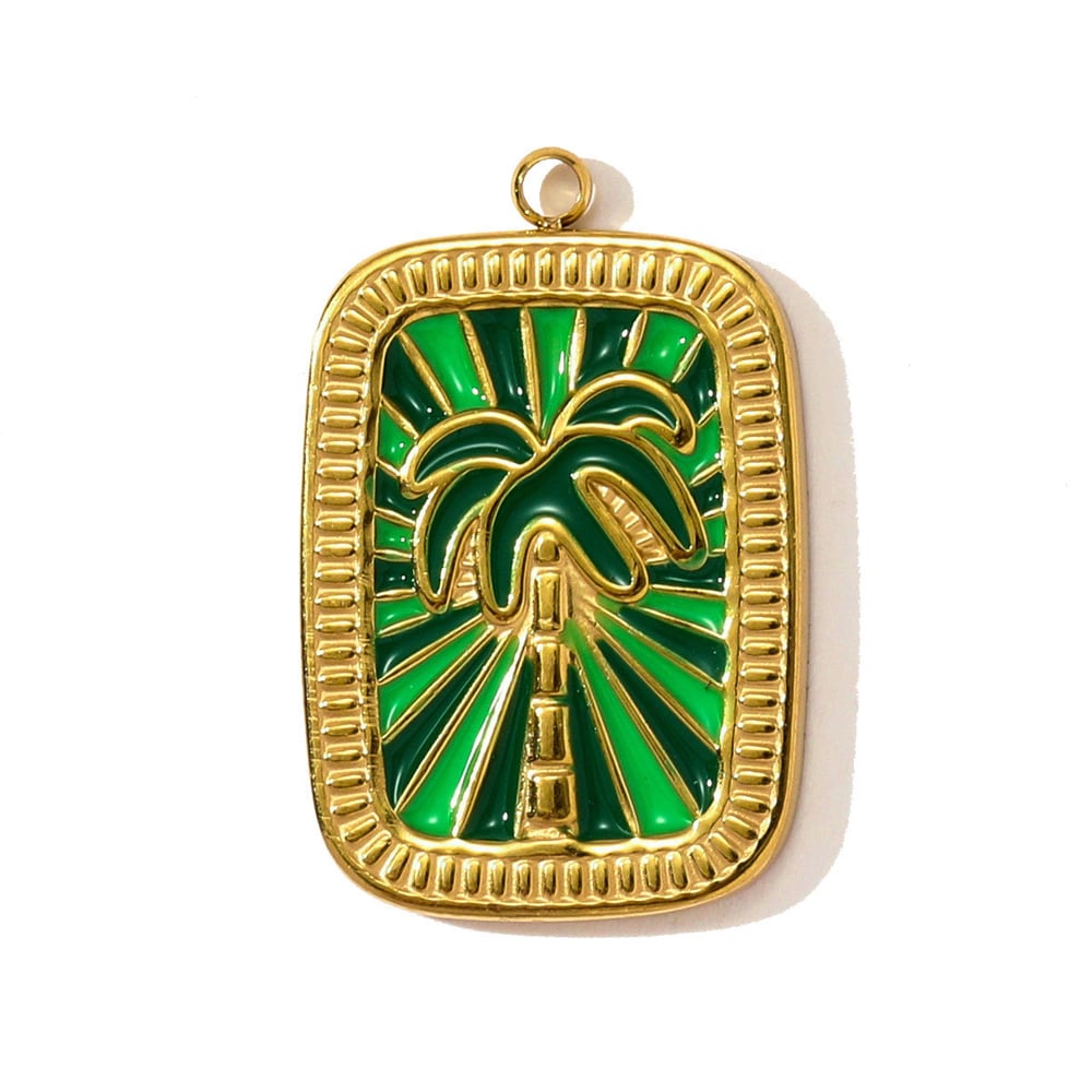 1 Piece Classic Tarot Stainless Steel Women's Pendants