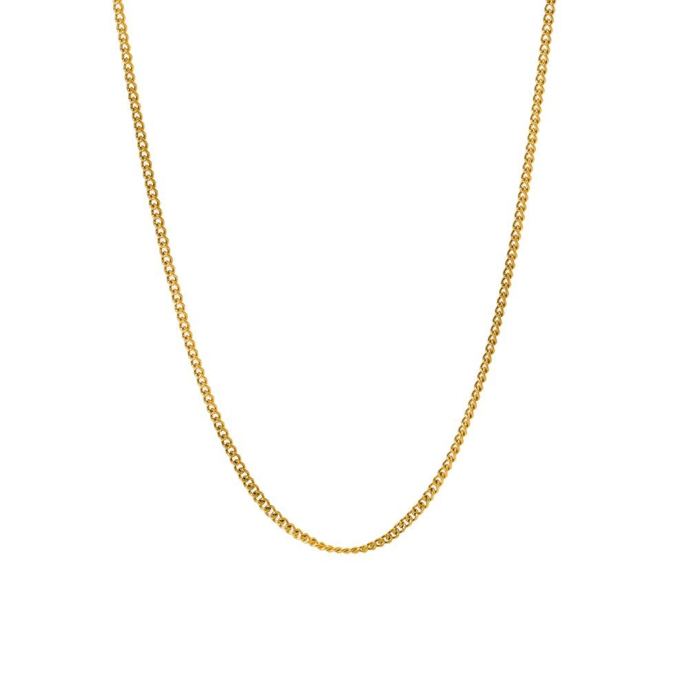 DIY Vielseitige und universelle stapelbare goldfarbene Edelstahlketten Bild5