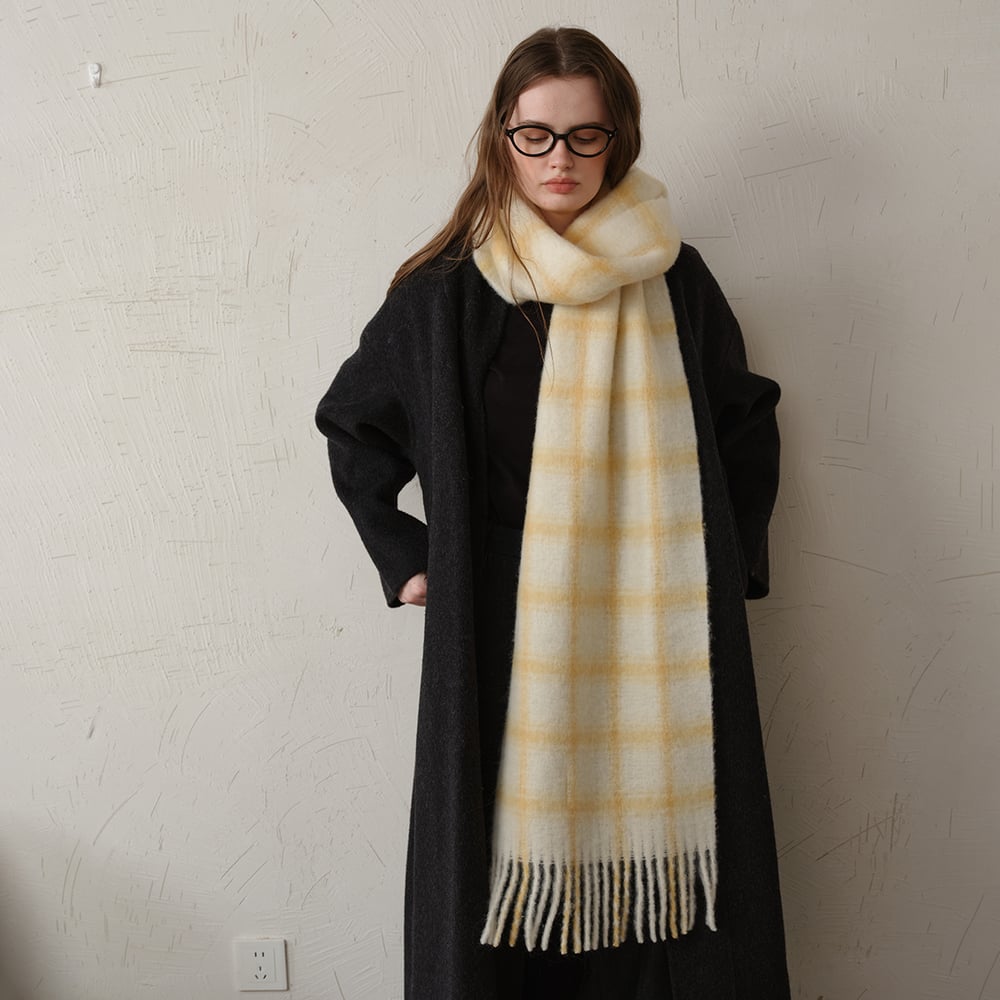 1 Piece Plaid Women's Winter Scarve 