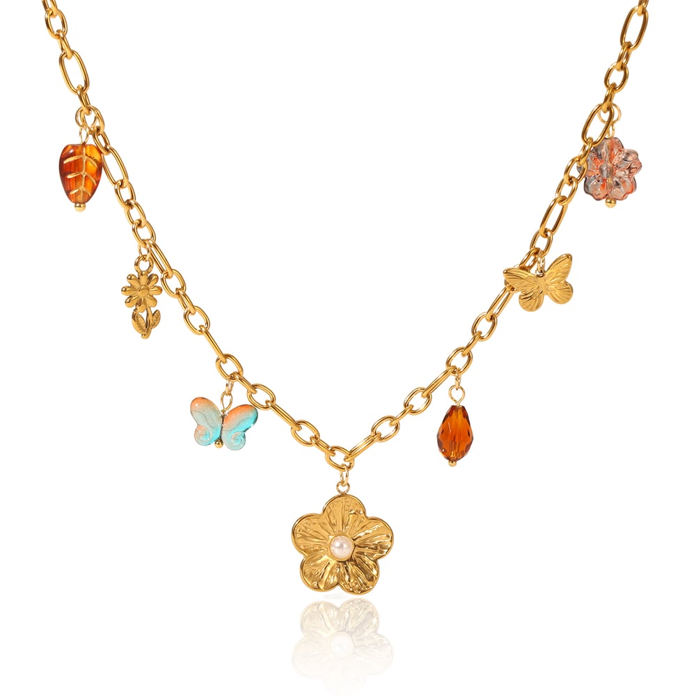 1 Pair Simple Series Vacation Turtle Stainless Steel  Women's Pendant Necklaces 