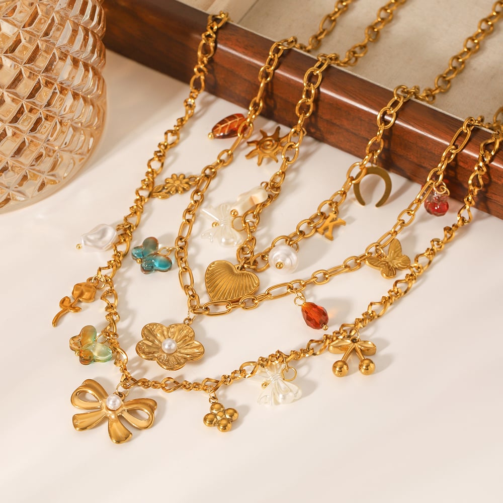 1 Pair Simple Series Vacation Turtle Stainless Steel  Women's Pendant Necklaces Picture6