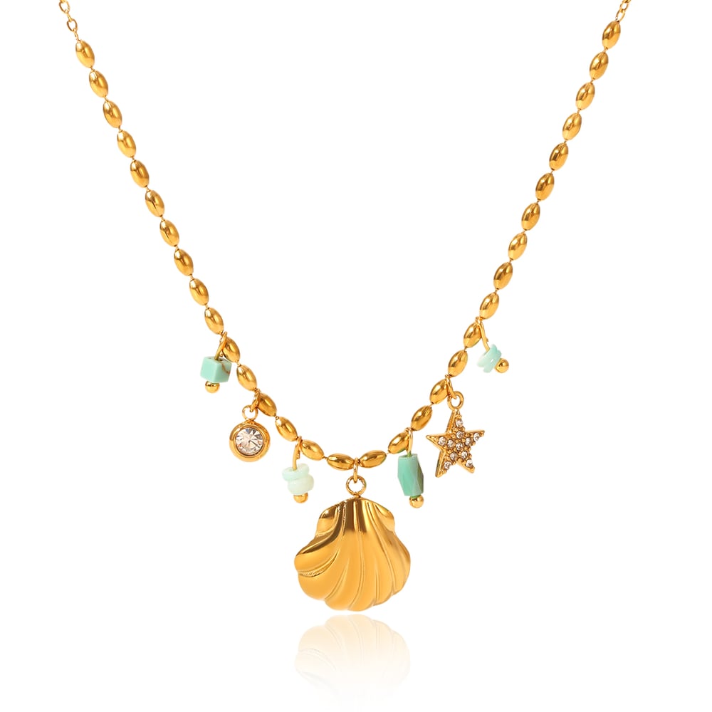 1 Piece Simple Series Daily Turtle Stainless Steel Women's Pendant Necklaces