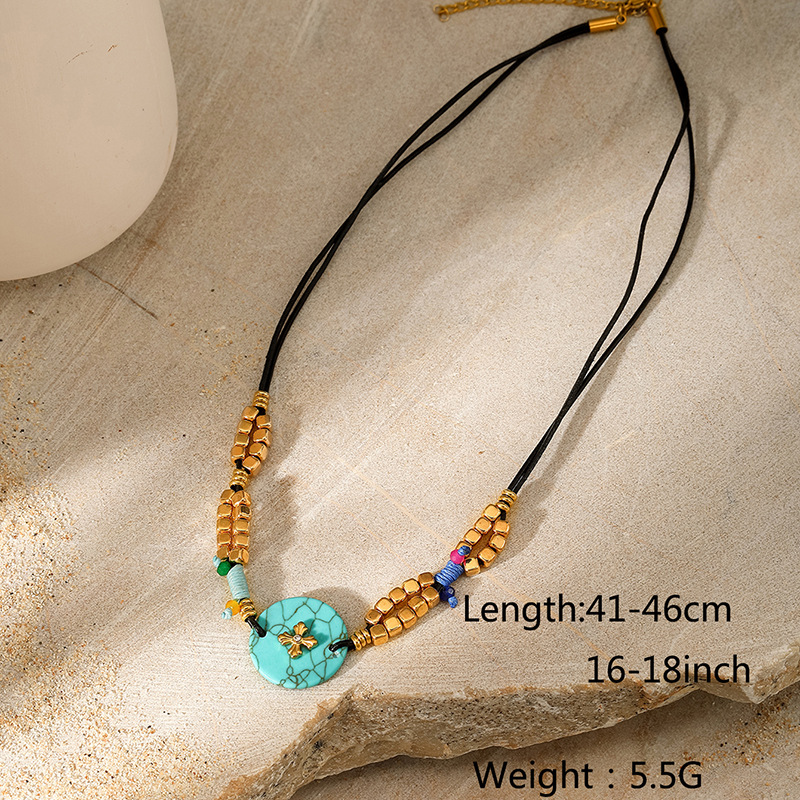Ethnic Series Natural Stones Necklaces Set