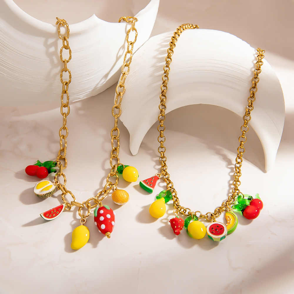 1 Piece Furit Pendant Necklace h5Picture3