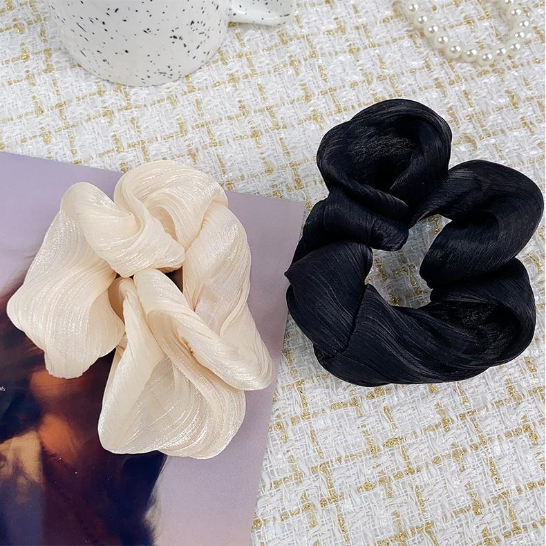 1 Piece Daily Solid Color Synthetic Fiber Women's Scrunchies h5Picture2