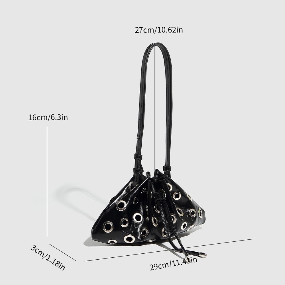 1 Piece Luxurious Series Classic Rivet PU Women's Shoulder Bags 
