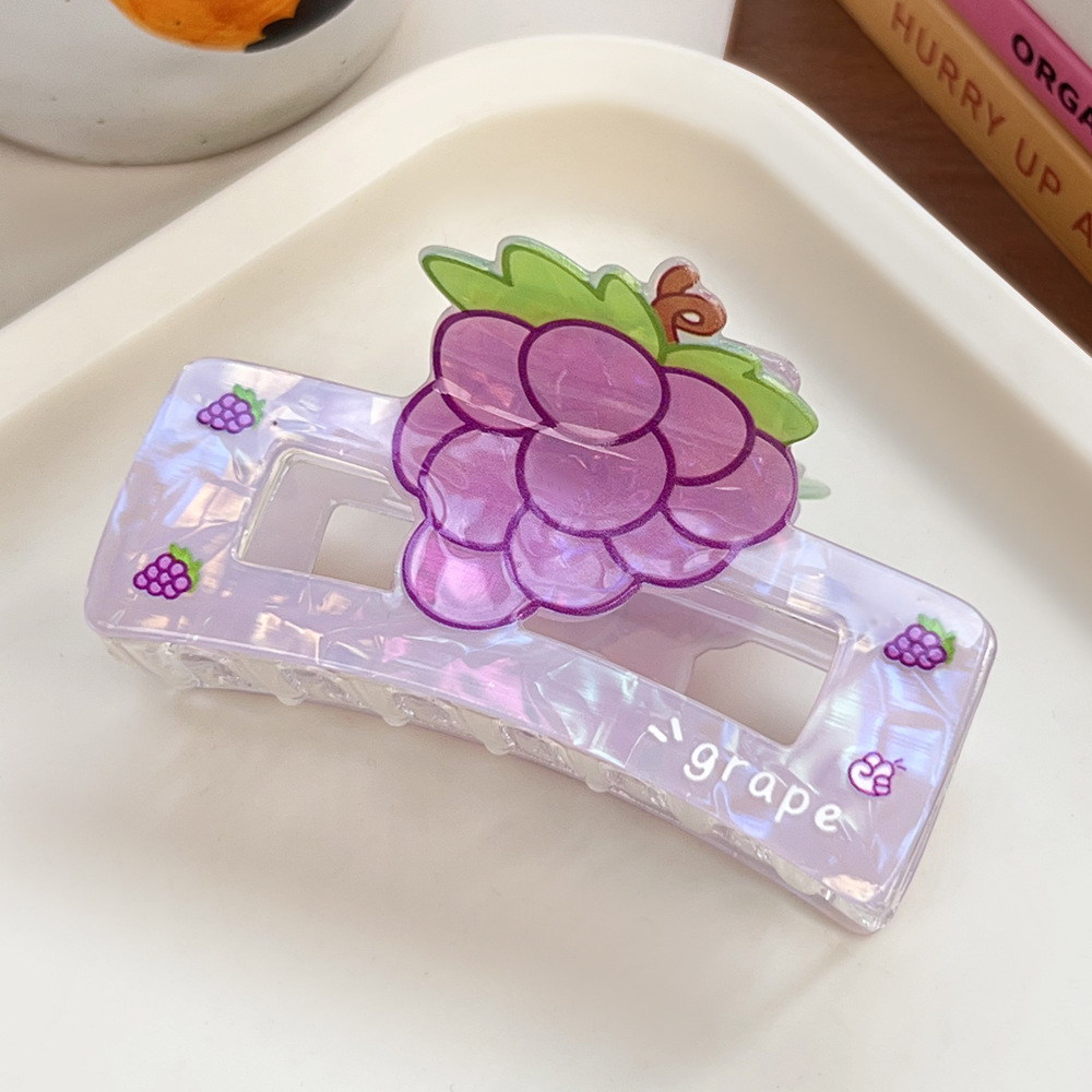 1 Piece Fruits Series Acrylic Women's Hair Claws