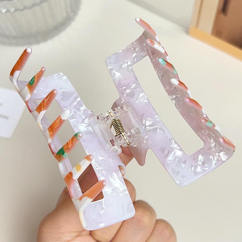 1 Piece Sweet Flower Acrylic Women's Hair Claws h5Picture6