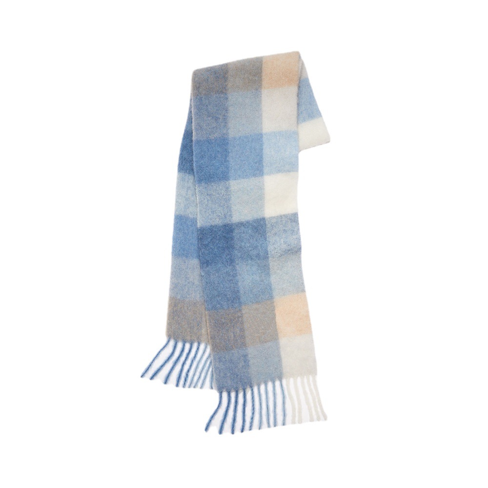 1 Piece Classic Plaid Polyester Women's Winter Scarves Picture4