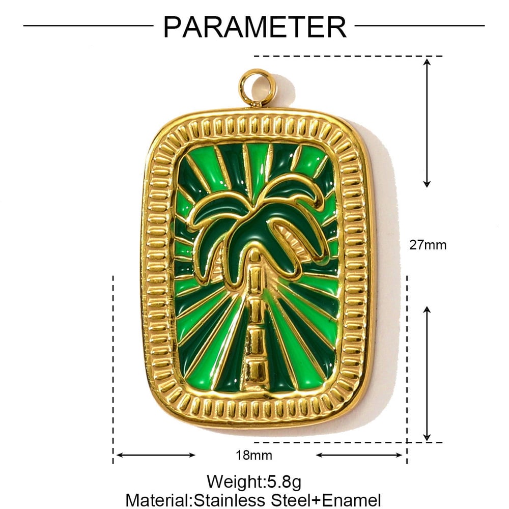 1 Piece Classic Tarot Stainless Steel Women's Pendants Picture2