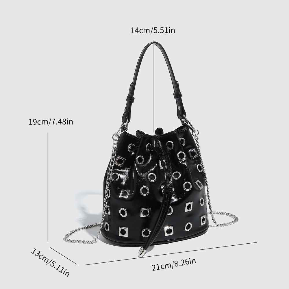 1 Piece Luxurious Fashionable and Classic Rivet Women's Shoulder Bags 