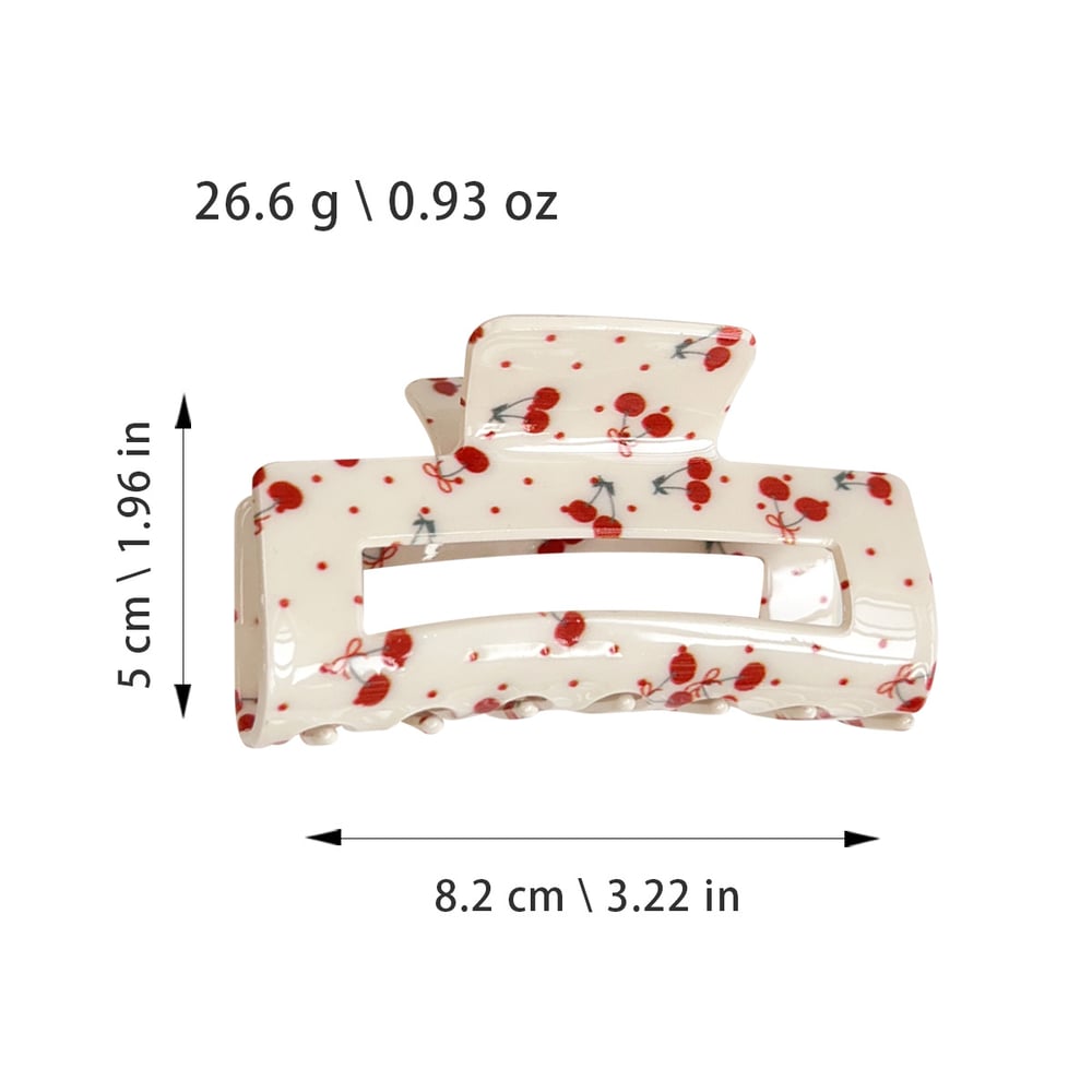 1 Piece Romantic Flower Acrylic Women's Hair Claws h5Picture5