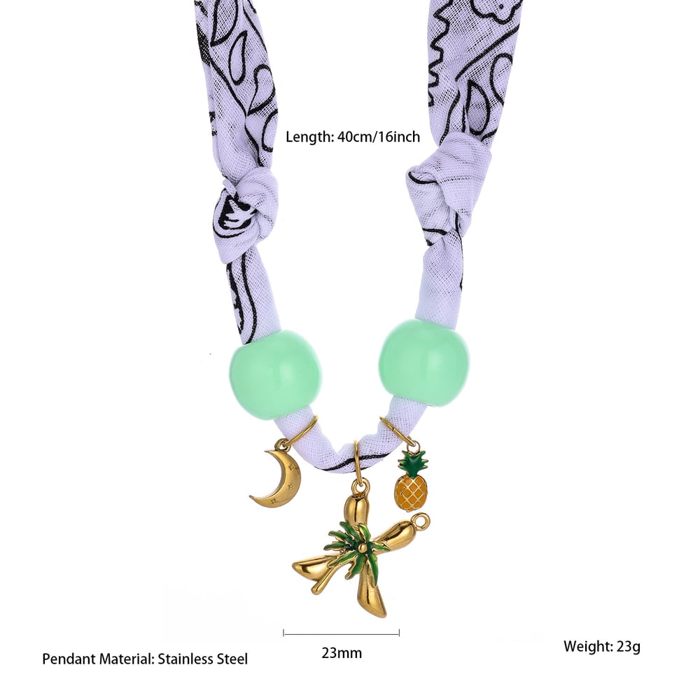 1 Piece Vivid Vacation Heart Stainless Steel Gold Color Women's Pendant Necklaces