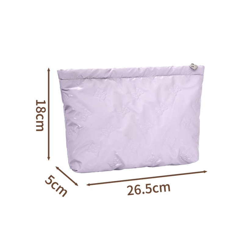 1 Pair Simple Series Casual Solid Color Bowknot Women's Makeup Bags Picture3