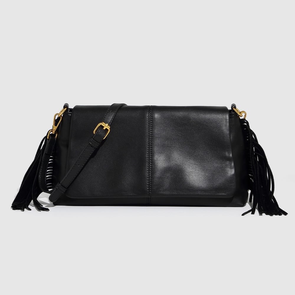 1 Piece Simple Series Elegant Tassel PU Women's Shoulder Bags h5Picture2