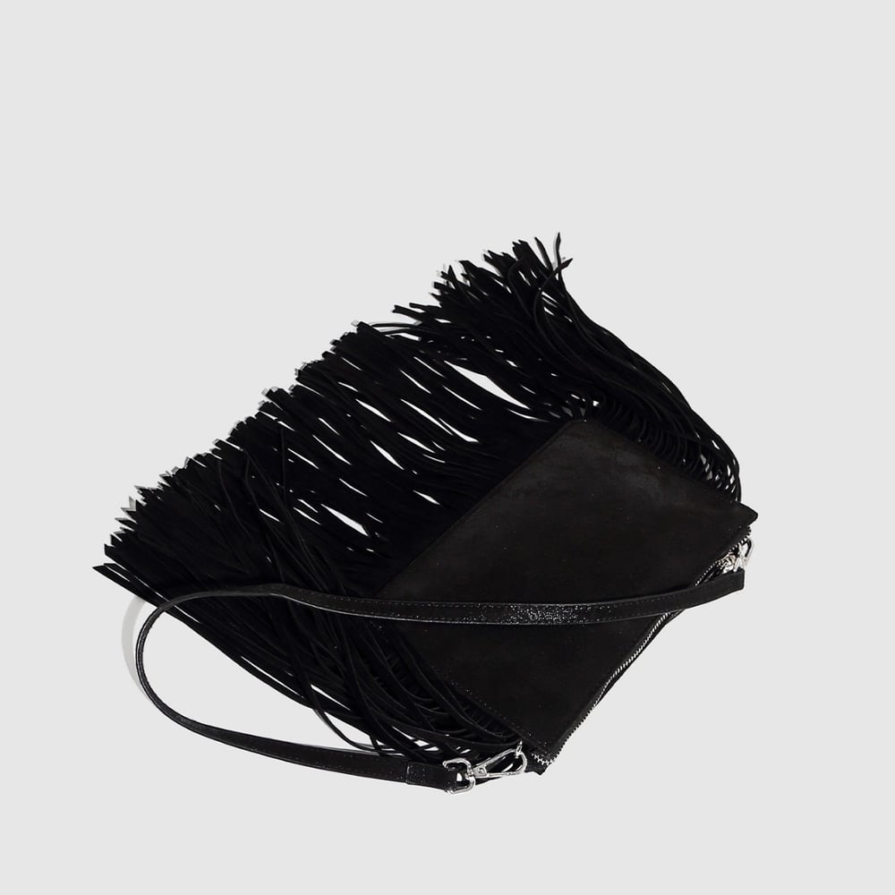 1 Piece Simple Series Casual Tassel PU Women's Shoulder Bags h5Picture3