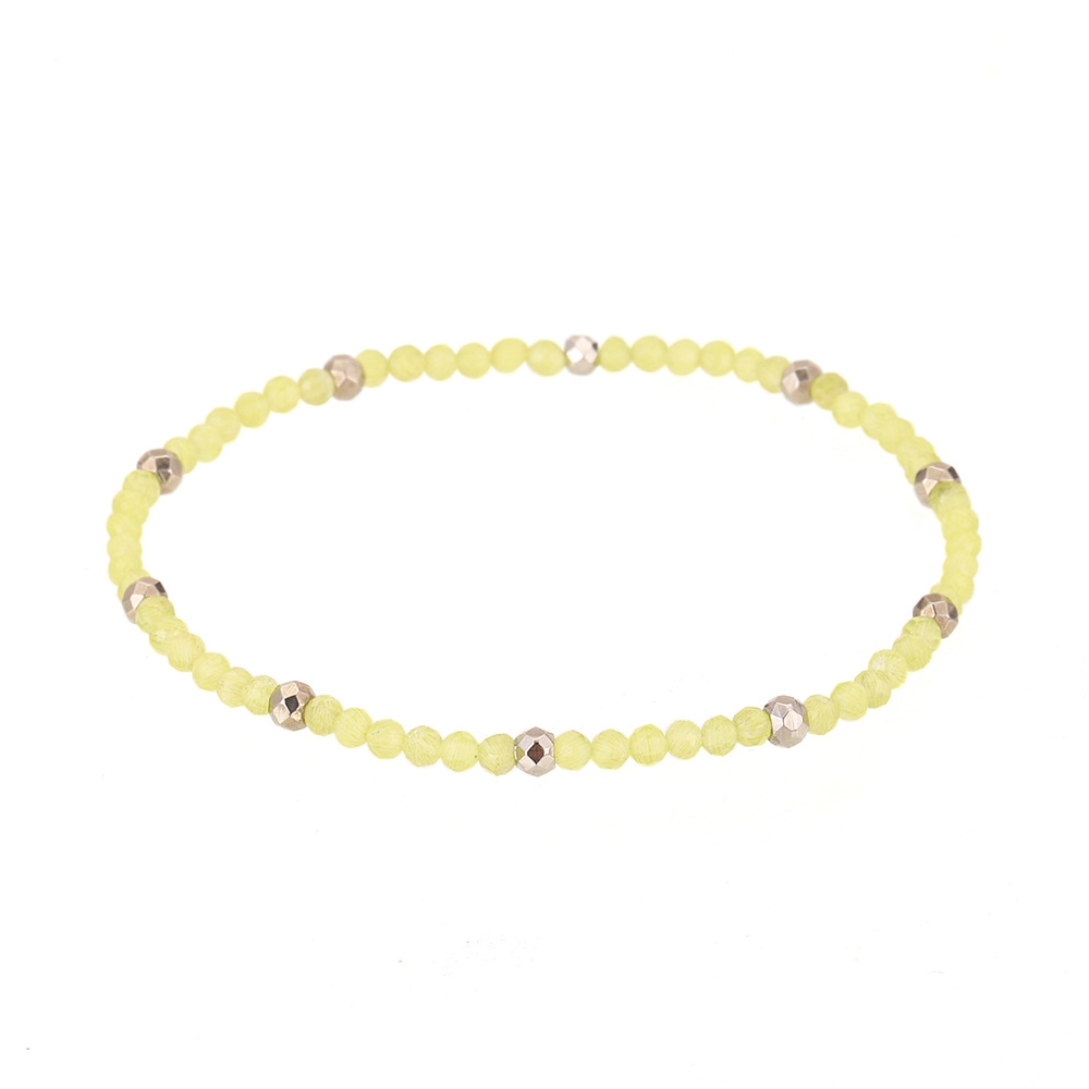 1 Piece Colorful Daily Beads Natural Stones Gold Color Women's Beaded Necklaces h5Picture2