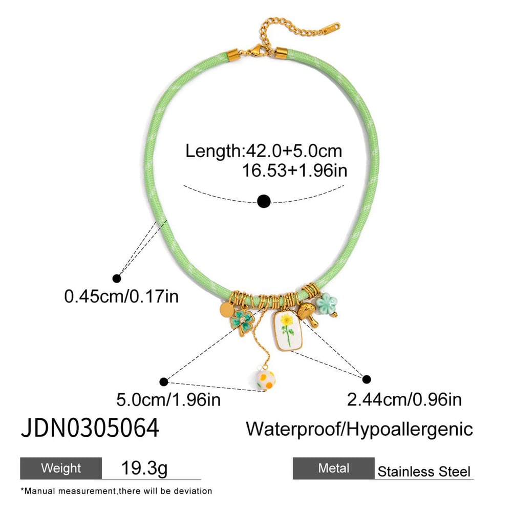 1 Piece Romantic Series Cute Droplet Gold Color Women's Pendant Necklaces 