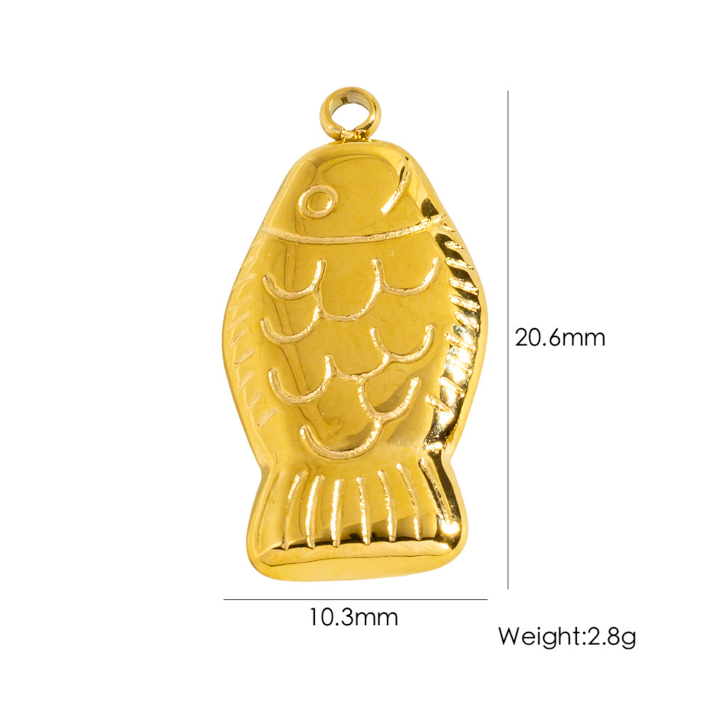 Classic Ocean Series Cute Dolphin Stainless Steel DIY Pendant
