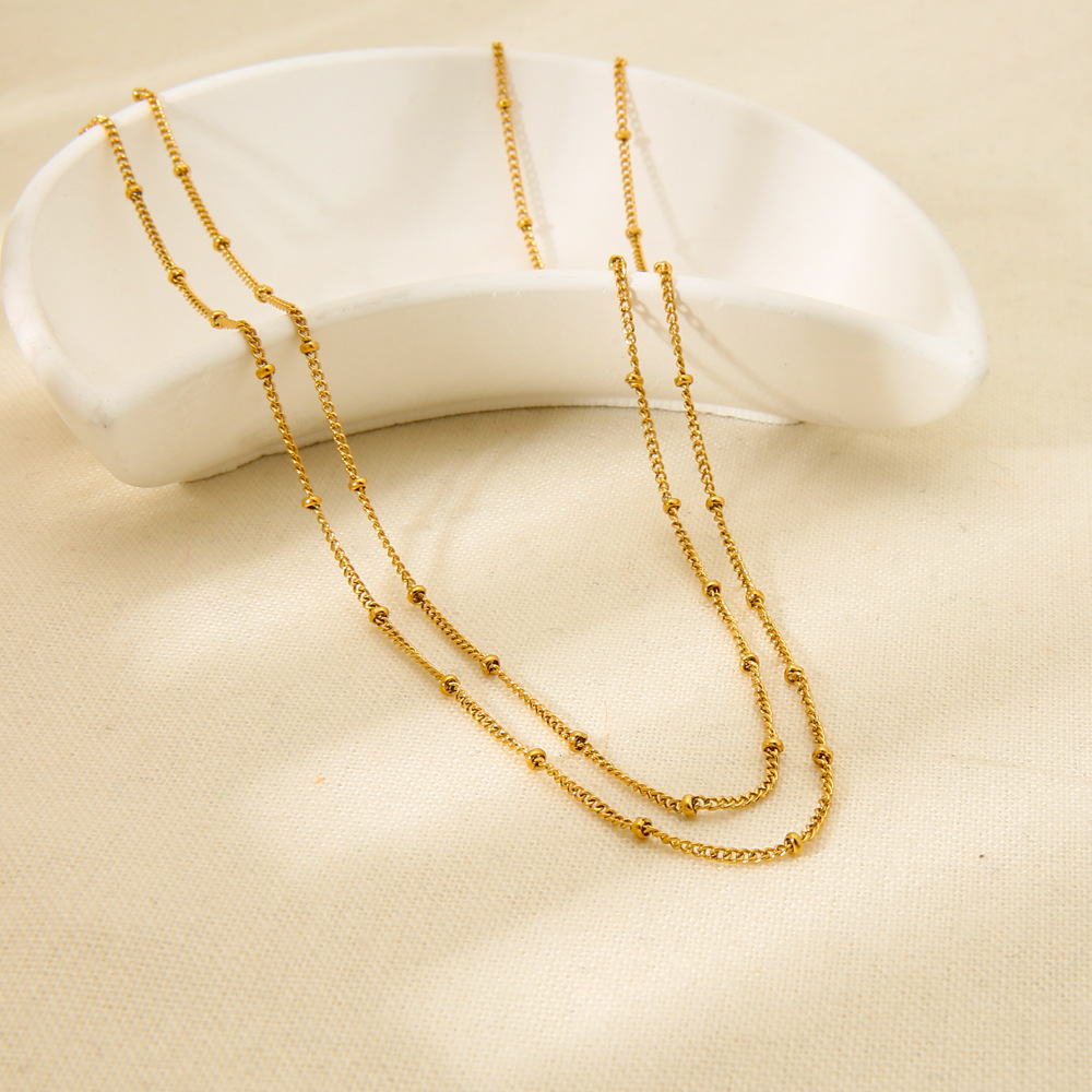 Einfache und stilvolle DIY goldfarbene Edelstahlketten h5Bild2