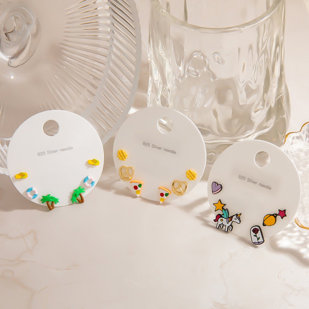 Cute Ocean Series 925 Sterling Women's Stud Earrings h5Picture3