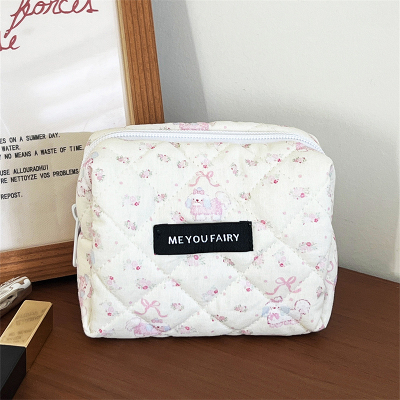 1 Piece Simple Series Casual Polka Dots Polyester Women's Makeup Bags 