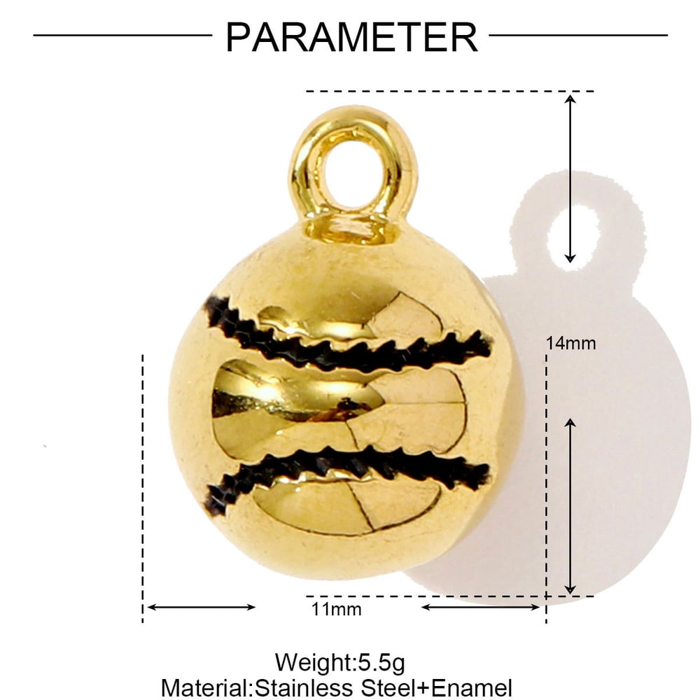 1 pezzo di ciondolo da donna in acciaio inossidabile a forma di dado carino Immagine2