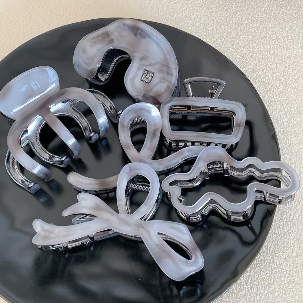 1 Pair Simple Series Casual Geometric Acetate Women's Hair Claws h5Picture3