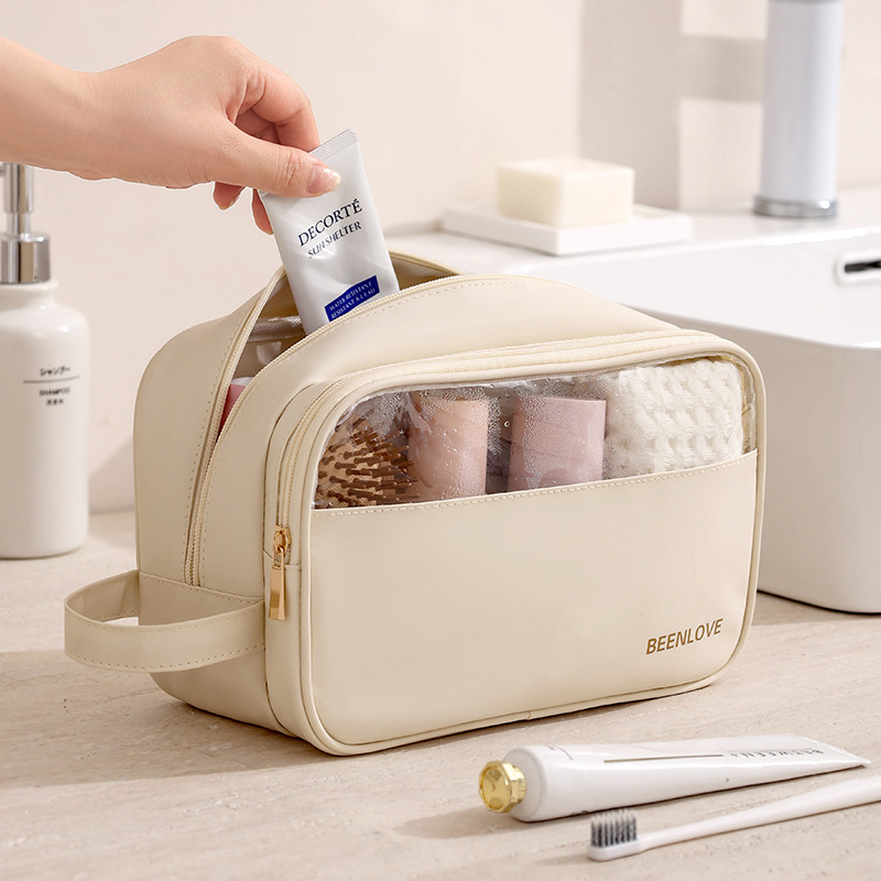 1 Pair Simple Series Simple Letter  Women's Makeup Bags Picture2