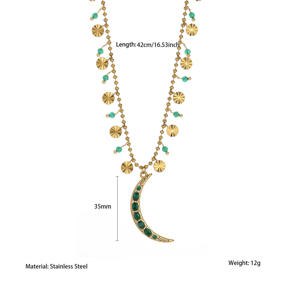 Collier avec pendentif en forme de poisson délicat en acier inoxydable couleur or pour femme, 1 pièce