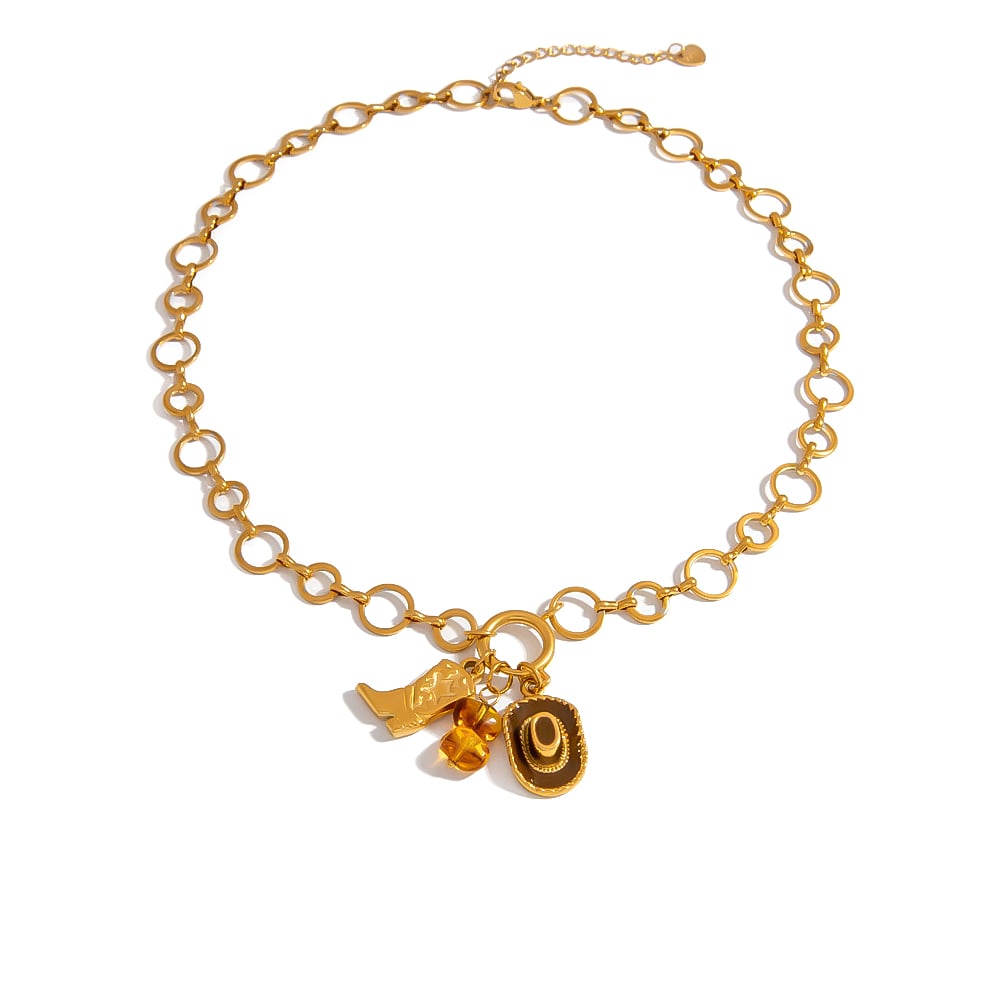 1 Piece Simple  Casual Irregular Shape Heart Stainless Steel  Women's Pendant Necklaces 