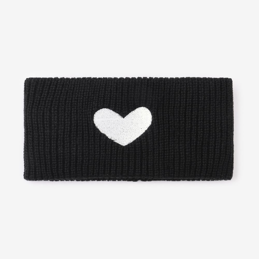 1 Piece Simple Heart Shaped Knitted Wool Women's Hair Bands h5Picture3