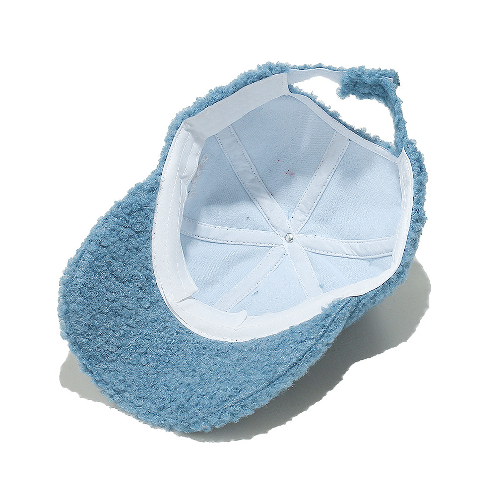 1 Stück süßer Damenhut aus Plüsch mit Schleife h5Bild6