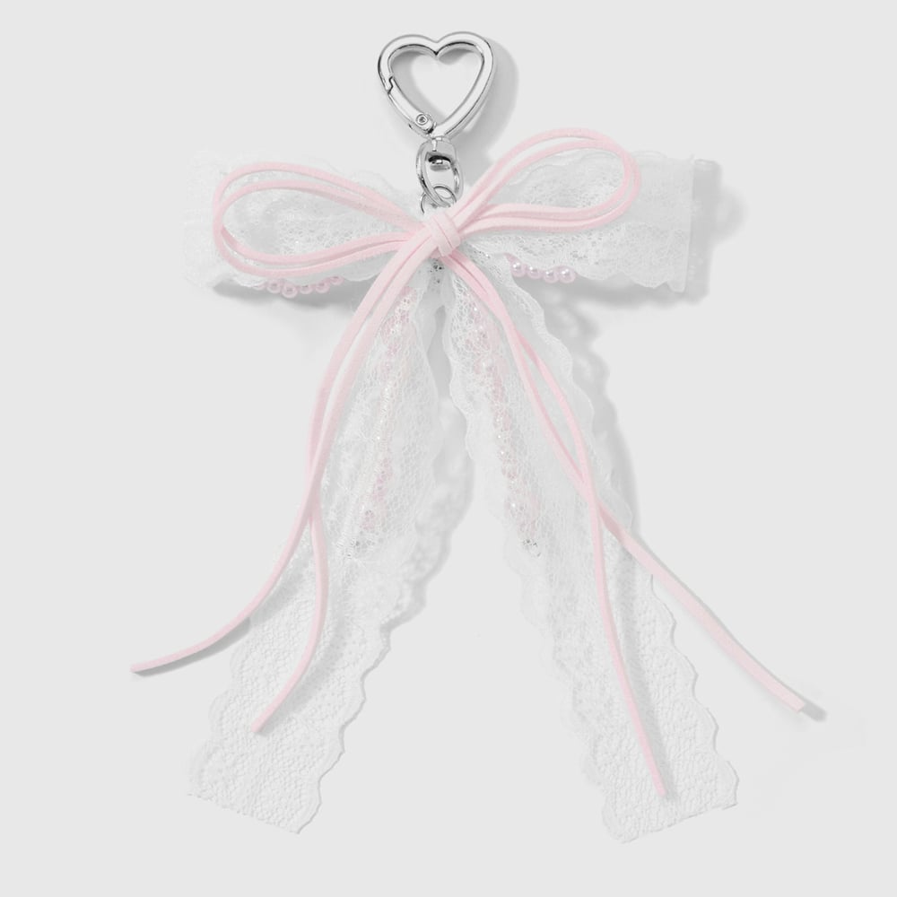 1 Piece Sweet Beaded Bow Knot Bag Charm Picture11