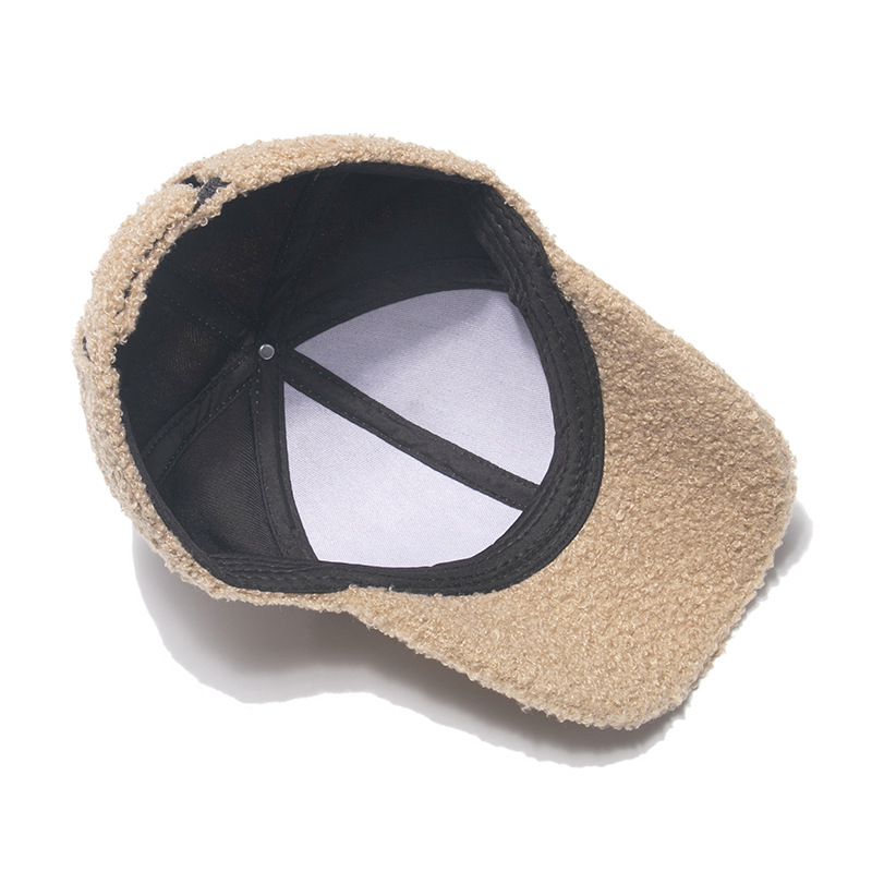 1 Stück einfache einfarbige Plüschmütze für Damen h5Bild5