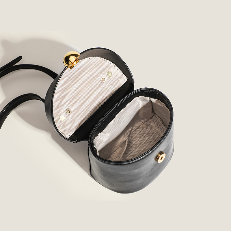 1 Piece Classic Circle PU Women's Bucket Bags Picture4