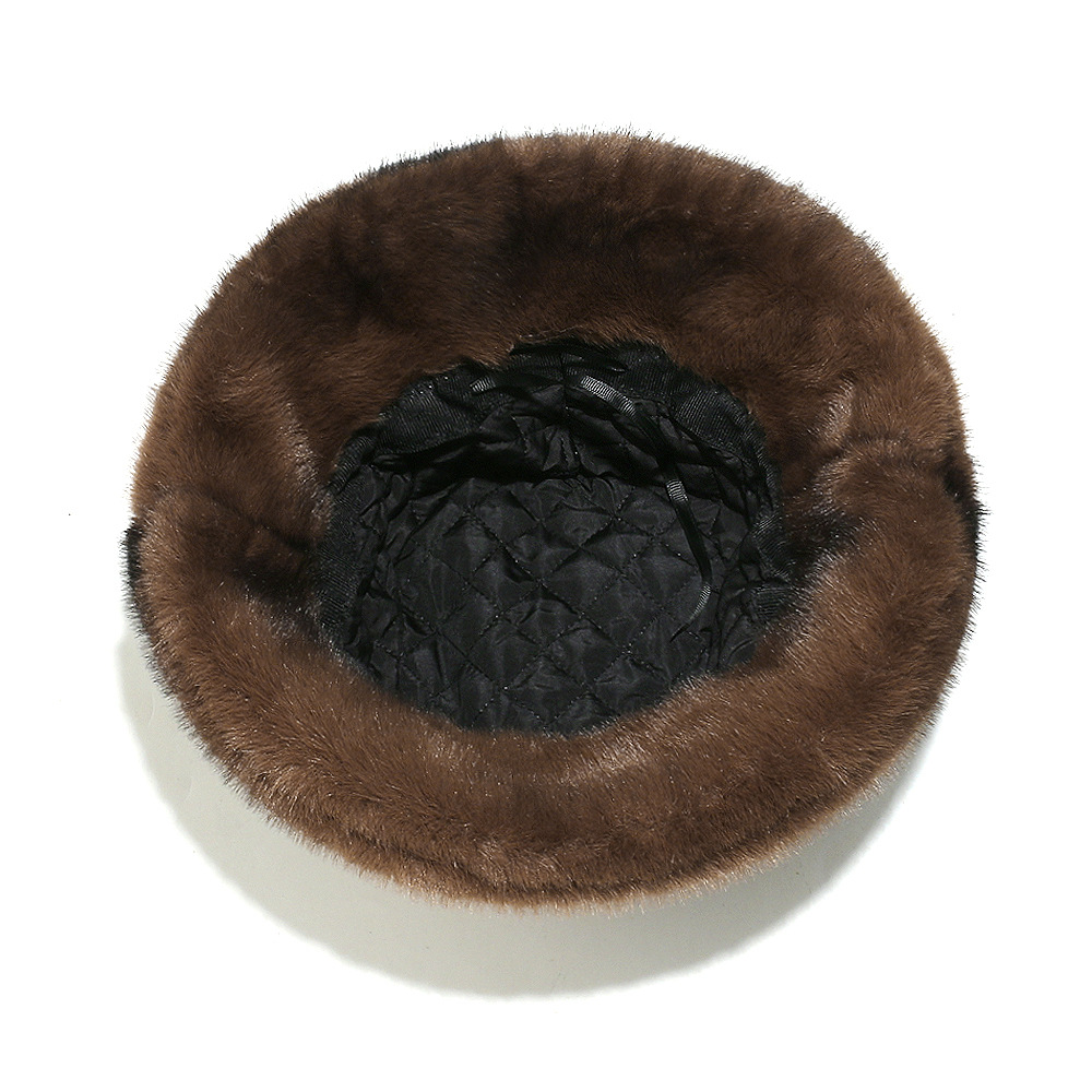 1 Piece Color-blocked Plush Fisherman's Hat Picture5