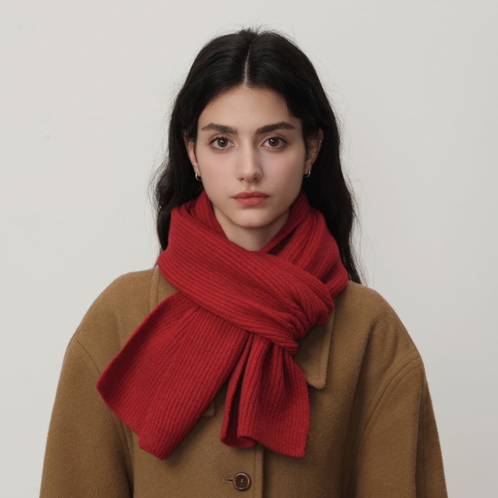 1 Stück Casual Strip Synthetische Faser Damen Winterschals