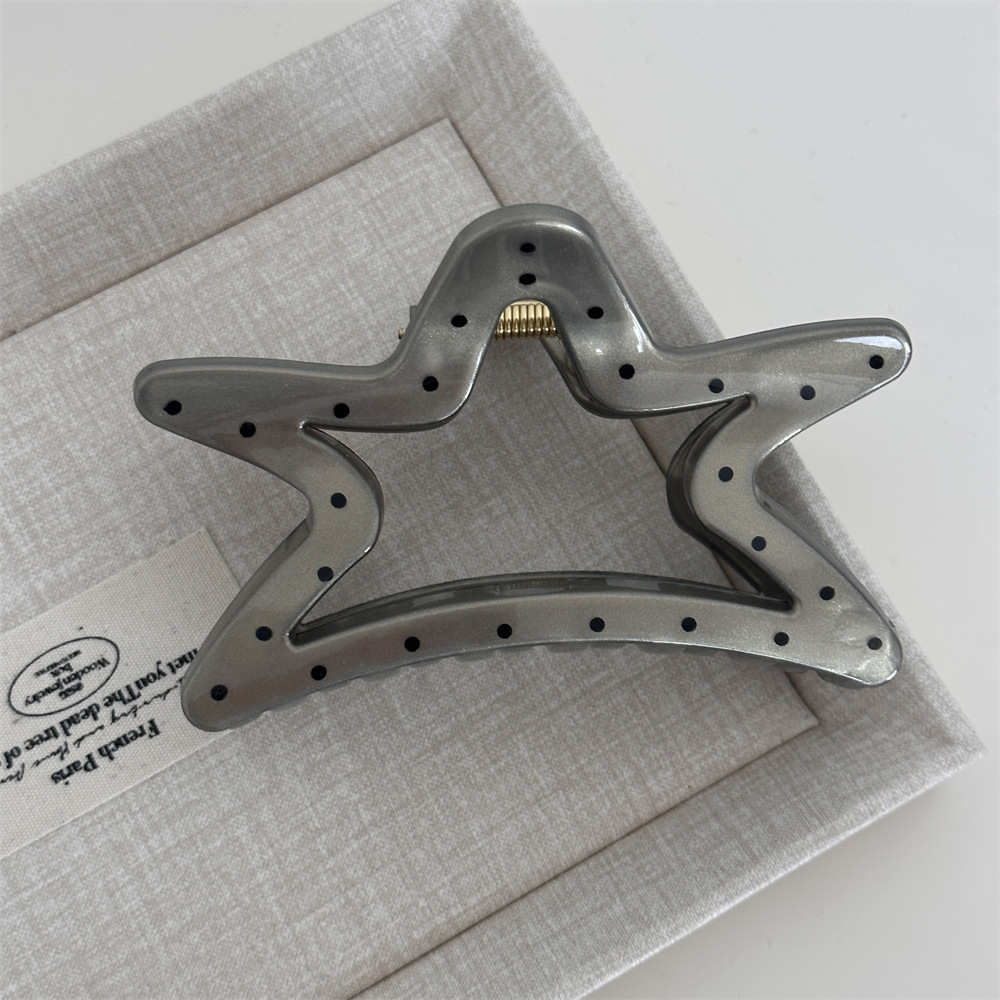 1 Piece Simple Series Casual Polka Dots Resin Women's Hair Clips 