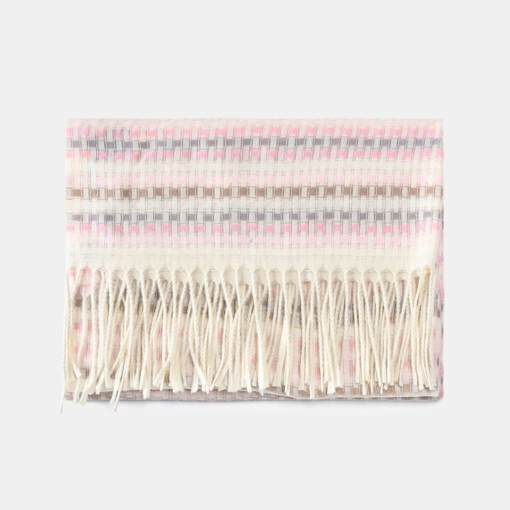 1 Piece Simple Strip Rayon Women's Winter Scarves h5Picture3